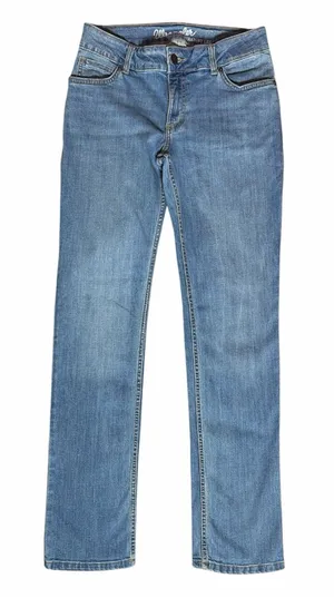 Wrangler Women's Straight Leg Jeans in Light Blue Denim thumbnail 1