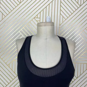 Lululemon‎ Deep Breath Tank Black Racerback Size US 4 thumbnail 5