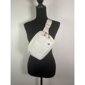 Lululemon Quilted Grid Belt Bag Hand Warmer 1.5L White Opal thumbnail 2