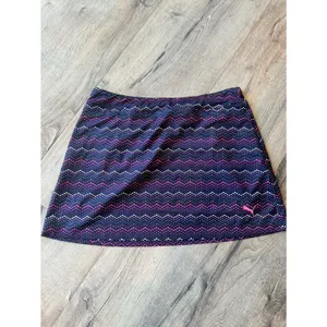 Puma golf‎ skirt size medium, colorful, golf outing, athletic wear, tennis thumbnail 3
