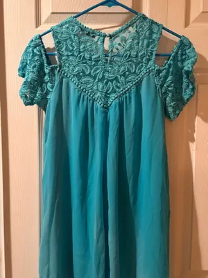 As You Wish Turquoise long top thumbnail 5