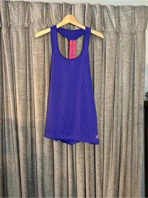 RBX Perfoemance Athletic Purple Geometric Print Racerback Tank Top Size Large thumbnail 3