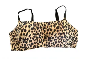 Victoria’s Secret Freedom Cloud Bra Sz XL In Leopard Print No Wire Soft Padded thumbnail 1