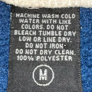 Women's Avalanche Fleece Full Zip Jacket‎ Cream/Blue Size Medium thumbnail 6