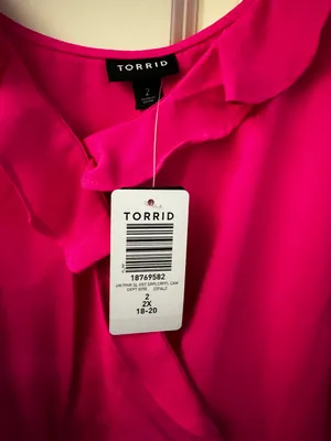 Pink flowy top thumbnail 3