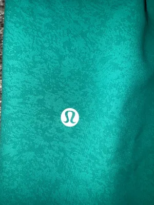 Lululemon Wunder Train High-Rise 7/8 Legging in Blaze Maldives Green, Size 14 thumbnail 5