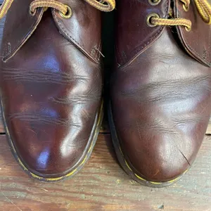 Rare 80’s DR. MARTENS Made in England 3-eye Brown Oxfords AW 1484 - M 9, W 10 thumbnail 4