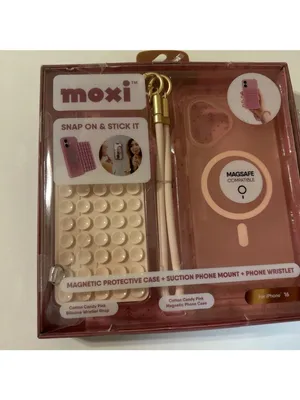 iPhone 16 MagSafe Case Wristlet Strap Suction Mount MagSafe Box Set Moxi thumbnail 2