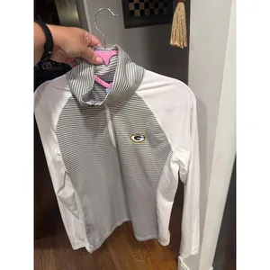 Green Bay Packers Cutter & Buck Women's Forge Tonal Stripe Half-Zip Pullover S thumbnail 3
