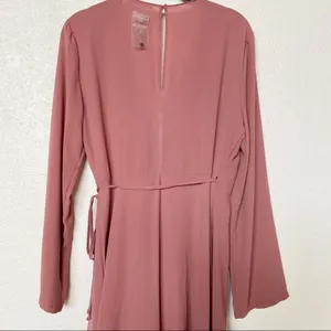 Lush Elly Wrap Dress Withered Rose Size Medium thumbnail 11
