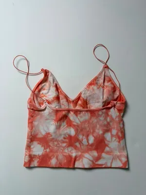 Intimately Free People Seamless Tie-Dye V-Neck Crop Camisole Tank Top thumbnail 5