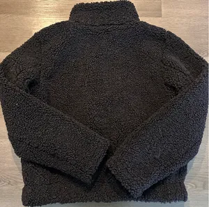 Noisy May black Sherpa jacket  thumbnail 3