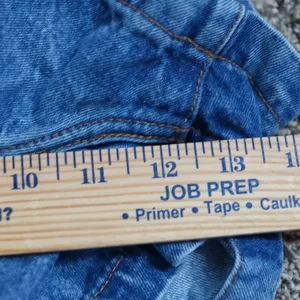 Abercrombie & Fitch Natural Rise Shorts Women 25 0 Denim Paperbag Button‎ Fly thumbnail 6