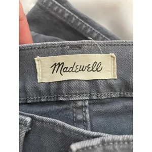 Madewell Gray Wide-Leg High-Rise Jeans / Size 28 thumbnail 4