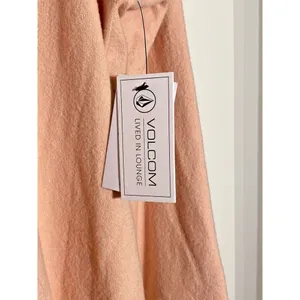 NWT Volcom Lil Women's‎ Pink Pullover Hoody - Cloud Pink (5797) Size M thumbnail 4
