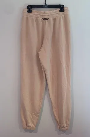 Adidas Originals 'Logomania' triple logo joggers in blush thumbnail 9