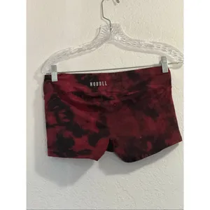 Nobull SHORT 2" (TIE-DYE) red black exercise shorts M thumbnail 4