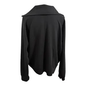 Spanx Women's EUC Black AirEssentials Half Zip Pullover Sz 1X XL Cozy Athleisure thumbnail 5