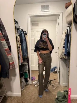 Abercrombie Leather Pants thumbnail 2
