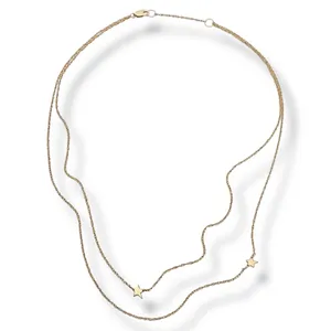 Jennifer Zeuner dainty star double necklace thumbnail 5