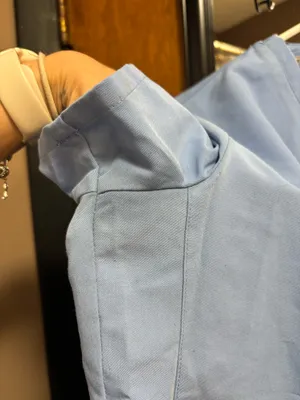 Fabletics Scrub Top Medium Ceil Blue thumbnail 3