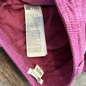 NWT Billabong Be Free Purple Corduroy Cropped Wide Leg Pants Size 25 Bohemian thumbnail 4