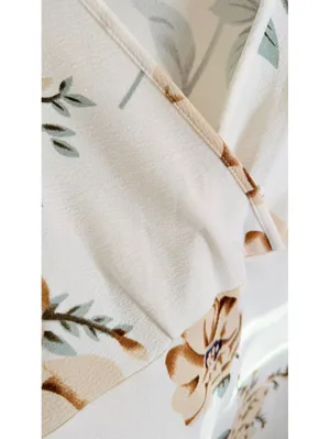 Size S Women's Dresses Floral Print Sleeve Bodycon Dress thumbnail 3