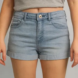 H&M Denim Mini Jean Shorts Small 4 thumbnail 1