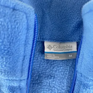 Columbia Vest Womens‎ Medium Blue Full Zip Fleece Outdoor Sweater Ladies READ thumbnail 4