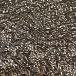 Abercrombie & Fitch Gold Metallic Crinkled Mid Rise Side Zip Mini A-line Skirt S thumbnail 4