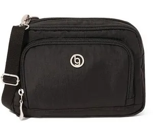 No strap :Baggallini Multi Zip RFID-Blocking Crossbody Bag thumbnail 1