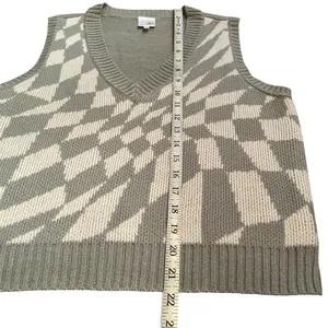BELLE DU JOUR Green Sweater Vest thumbnail 6