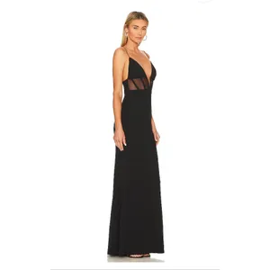 Nookie Sade Mesh Gown Black Size Medium $319 Retail thumbnail 8