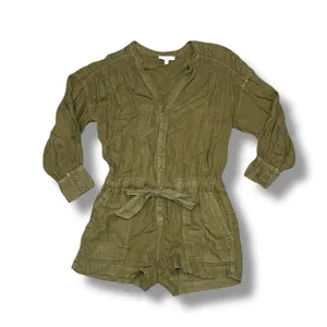 Joie‎ Bosworth Linen Romper Jumpsuit XS thumbnail 4