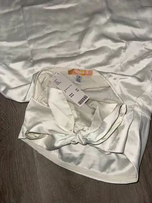 Urban Outfitters Silk Strapless Dress thumbnail 4