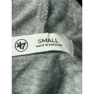 '47 Brand Dallas Cowboys Women's Small Gray Lightweight Hoodie Pullover NFL Logo thumbnail 3