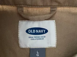 Old Navy Tan Drawstring Utility Field Jacket thumbnail 4