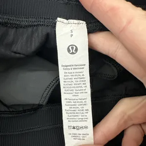 Lululemon Dance Studio Relaxed Fit Mid Rise Cargo Jogger Pants Black Small x 28 thumbnail 5