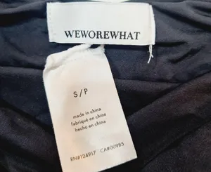 WeWoreWhat Snake Chain Necklace One Piece in Black thumbnail 6