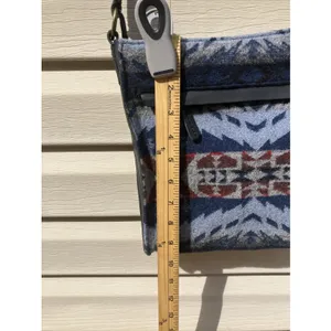 Pendleton Crossbody Small Wool Purse Satchel Handbag Wallet‎ Aztec Blue thumbnail 5