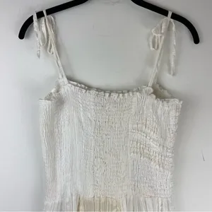 Antica Sartoria Crochet Lace Boho Mini Dress Beachy Sz S/M thumbnail 8