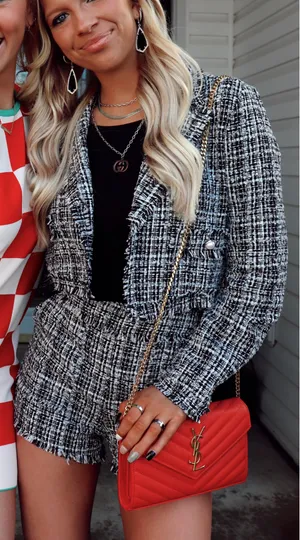 Crop Blazer Set thumbnail 1