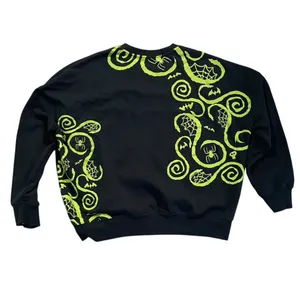 Beetlejuice Lime Green and Black Sweatshirt Size L thumbnail 3