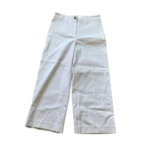 Ann Taylor Wide Leg Crop Jeans Women's 6P Petite White High Rise NWT thumbnail 12