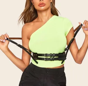 Black Double Underbust Harness Suspender Belt New thumbnail 1
