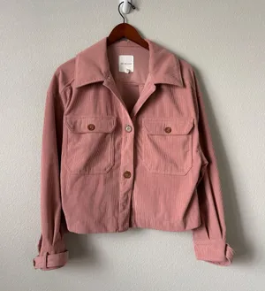 Avec Les Filles Pink Corduroy Jacket thumbnail 2