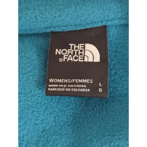 The North Face TKA Glacier 1/4‎ Zip Pullover Teal & Gray Sweater Women's Large thumbnail 7