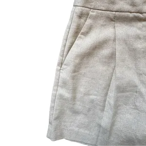 Zara Women's High Waist Pleated Paper Bag Style Shorts XS thumbnail 2