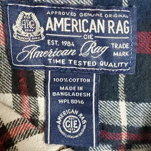 American Rag SOFT Red & Black Long Sleeve Button Up Women Size‎ L Flannel Shirt thumbnail 6
