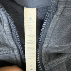 Lululemon Women’s Scuba Full Zip Hoodie Navy Blue Athletic Activewear Size 2 thumbnail 9